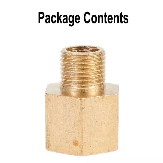 BSP-NPT Adapter 1/8 Male BSPT To 1/8 Female NPT Brass Pipe Fitting Duable