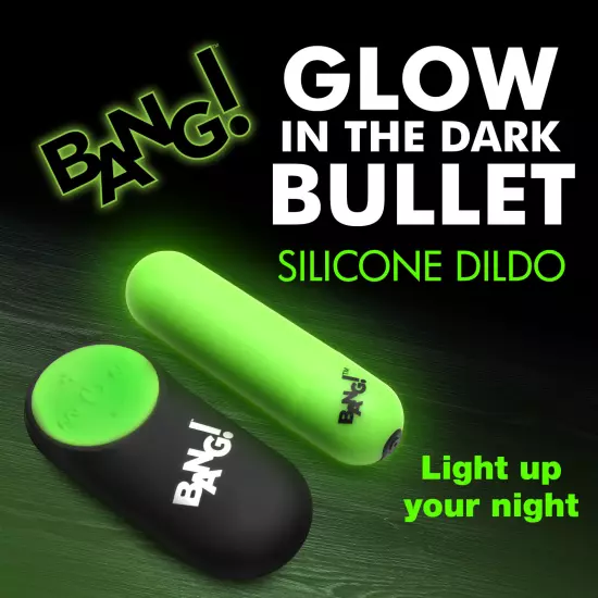 Glow-in-the-Dark Silicone Bullet