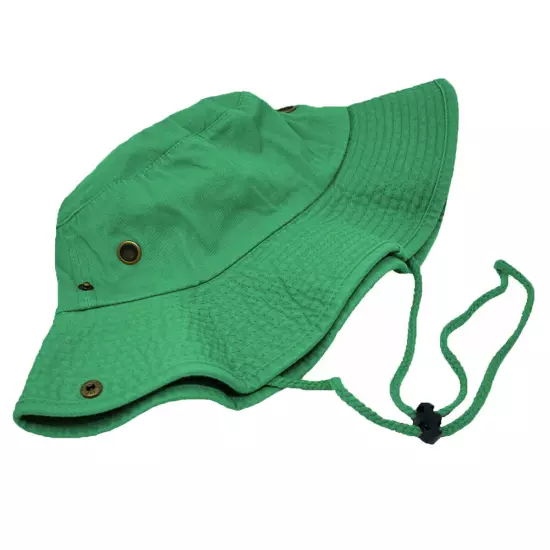 Unisex 100% Cotton Bucket Hat Fishing Camping Safari Boonie Sun Brim Summer Cap