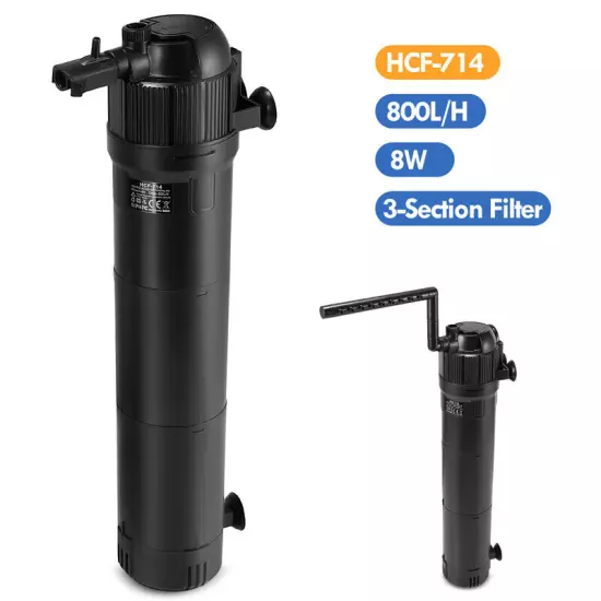 Internal Oxygen Water Filter Submersible Fish Tank Air Pump Aquarium Wave Maker