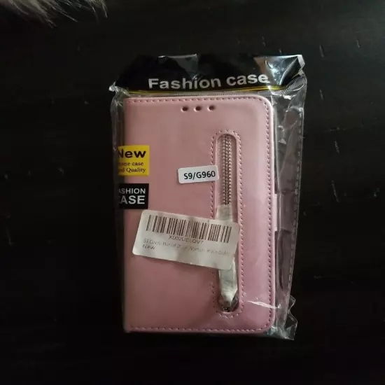 Fashion Case wallet compatible with galaxy Cover S9/G960 pink Gold Women's 