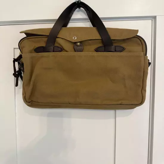 Rare - Filson - 'Original Briefcase' - Style 256 - Tan Rugged Twill - US Made