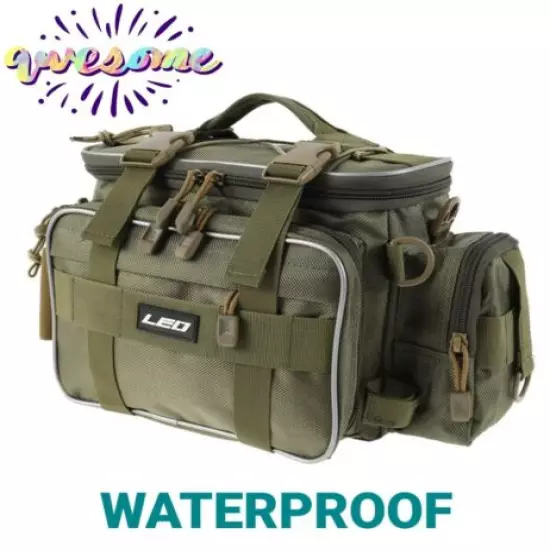 Waterproof Fishing Bag New Multi-Functional Green Luya Carry Bag