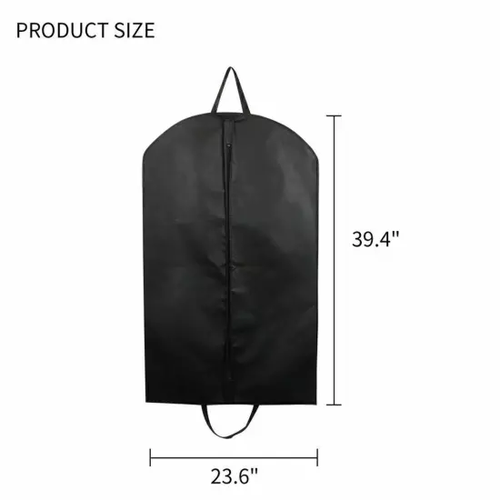 Large Travel Garment Bag Suit Cover Dress Storage Foldable Carrier Bag w/ Handle