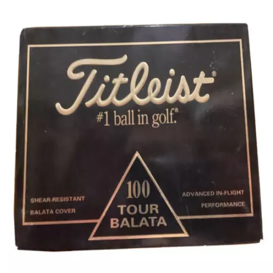 titleist tour balata 100