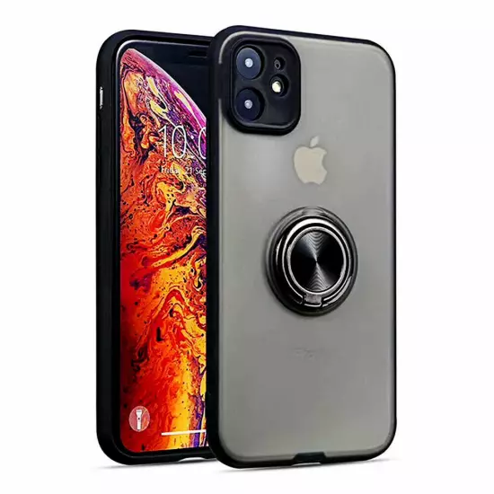 iPhone 11 Pro iPhone SE 2020 XS Max XR 7 8 Plus Case Cover w/Magnet Ring Stand