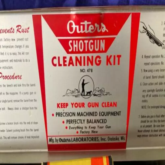 HG0084 Outers Shotgun Cleaning Kit No. 478