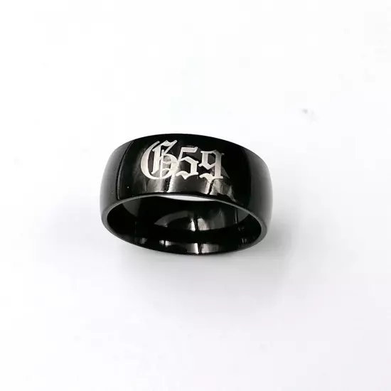 Suicideboys G59 Laser Engraved Black stainless steel ring US8# 9# 10# 11# 12#