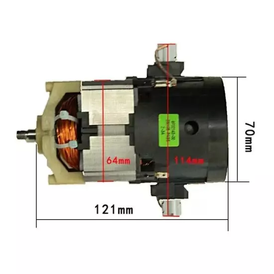 Vacuum Cleaner Motor with Impeller Electric Motor Motor Impeller Parts