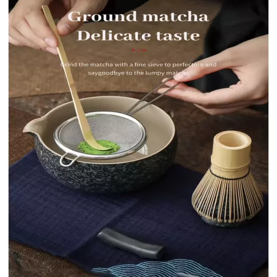 2 New Set-Traditional Teanagoo Matcha Tea Set Kit ( Brown)