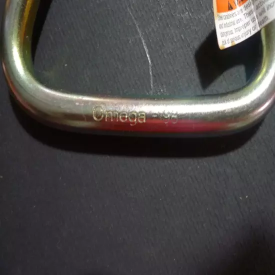 OMEGA - STEEL CARABINERS - LOT OF 2 - # OP716S3 - NEW OLD STOCK -53 KN- MADE@USA