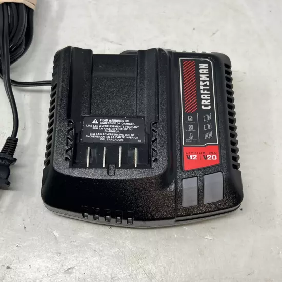 CRAFTSMAN NEW GENUINE CMCB102 V20 V12 12 Volt & 20-Volt Tool Battery Charger