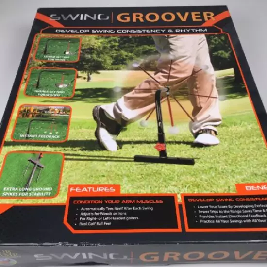 Golf Practice Swing Kit By Groover Trainer Consistency of Hitting A Good Shot