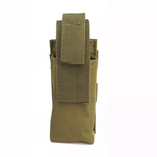 Tactical Molle Flashlight Pouch Pistol Magazine Holder Hunting Knife Storage Bag