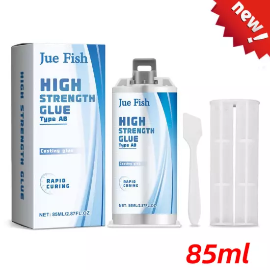 85ml Metal Repair Epoxy Adhesive - High Strength Glue Iron Fixing% Part J1I9