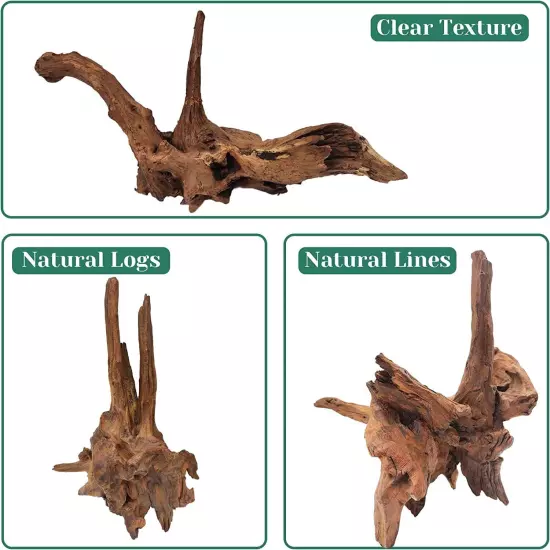 Natural Large Driftwood for Aquarium Fish Tank Decorations Assorted Branches ...