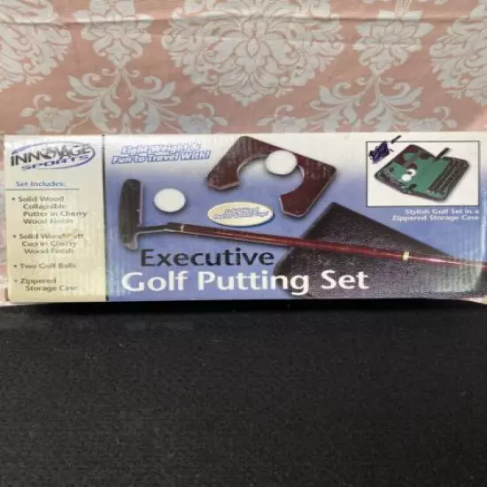 Executive Golf Putting Set Golfer Putt Training Aid. NEW 