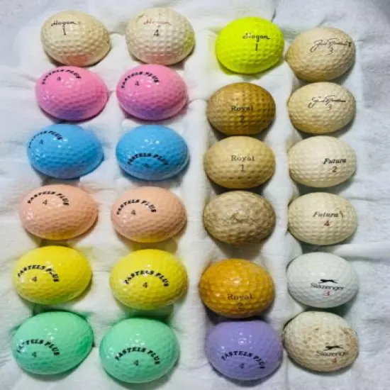 HUGE LOT of 200 Vintage and Semi-New Golf Balls