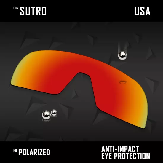 Anti Scratch Polarized Replacement Lenses for-Oakley Sutro OO9406