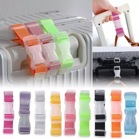 Plastic Luggage Carrying Clip Buckle Luggage Strap Suitcase Travel Accessories