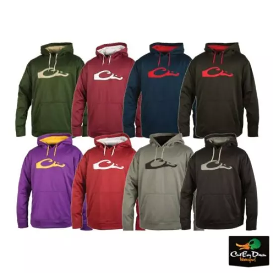 NEW DRAKE WATERFOWL SYSTEMS PERFORMANCE HOODIE PULLOVER - HOODED SWEATSHIRT -