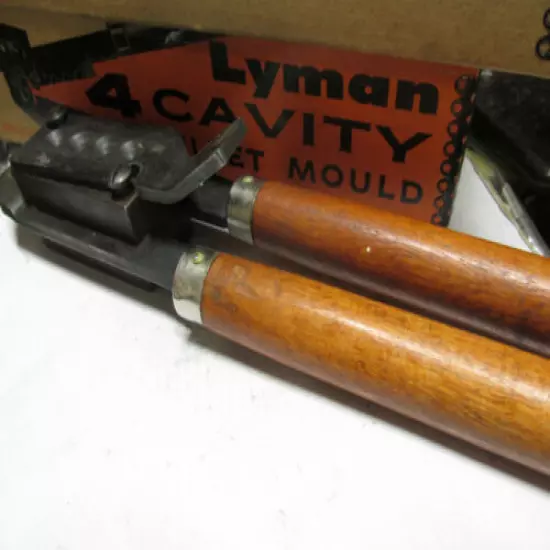 [T+B f shel] lyman Ideal 358495 4 cavity bullet mold with handles original box