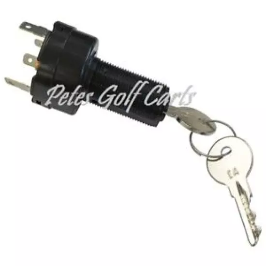 Golf Cart Key Switch with Uncommon Key Club Car DS Precedent Gas 4 Terminals