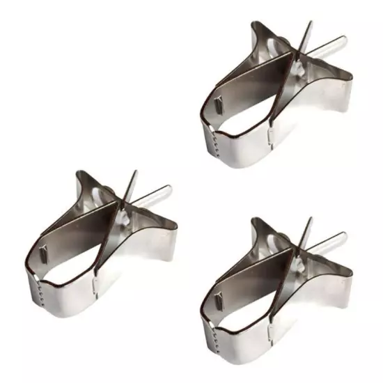 3Pcs Bird Holder Parrot Vegetable Fruit Feeder Metal Clips for