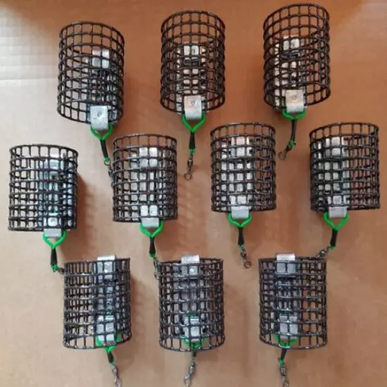 10 off 3oz XLARGE Feeders Handmade Heavy Quality River Trent Barbel Feeder