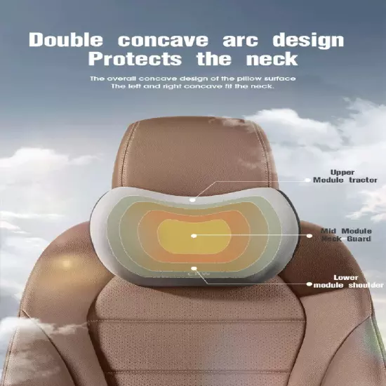 Car Headrest Lumbar Support Lumbar Cushion Backrest Lumbar Car Neck Pillow