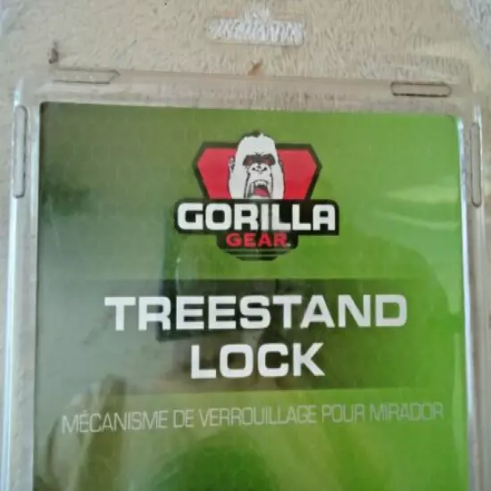 " NIP " Gorilla Gear Tree Stand Lock " GREAT GIFT ITEM "