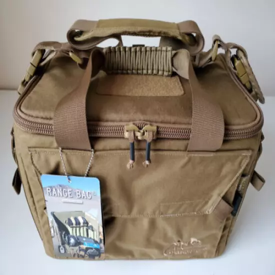 NEW Helikon-Tex Range Bag Cordura (Medium) + Accessories | Color: Coyote Brown 