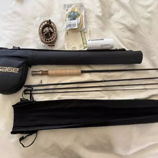 Sage One 590-4 Fly Rod and 4250 Reel Outfit (rod, reel, case, line) New Complete