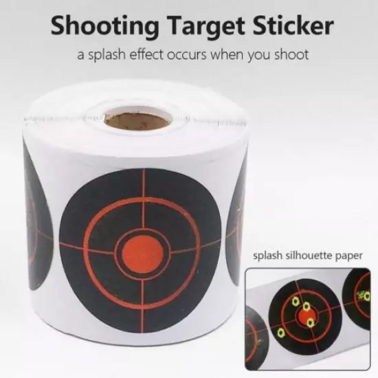 Splatter Targets 3 Inch Target Stickers for Shooting Practice 250 / 100 NEW