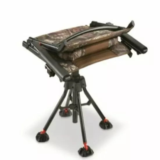 Portable Hunting Chair Armrest Blind Camo Foldable Camping Bonfire Fishing Seat