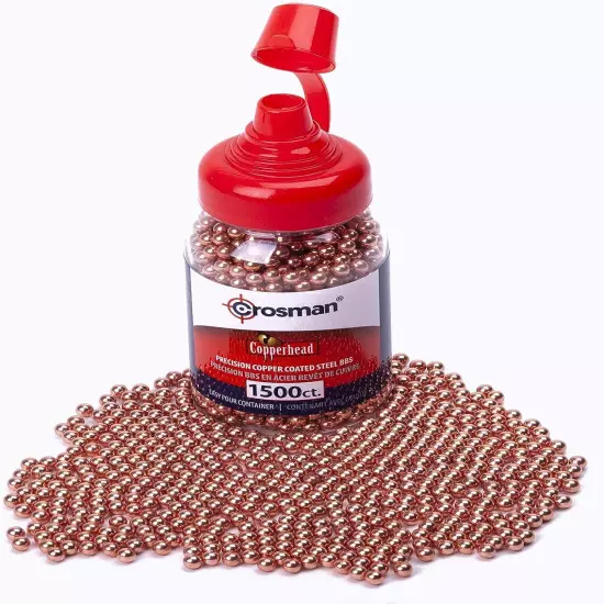 Copperhead 4.5Mm Copper Coated Bbs in Ez-Pour Bottle for BB Air Pistols and BB A