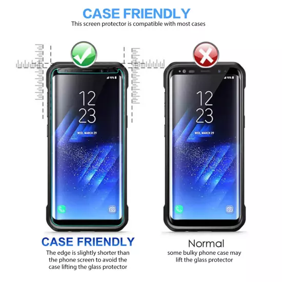 For Samsung Galaxy S20 S10 S9 8 Plus S10e Note 10 9 8 Tempered Screen Protector