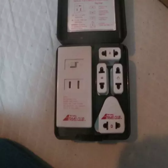 Rival Travel Club Power Converter / Adapter Plug Set