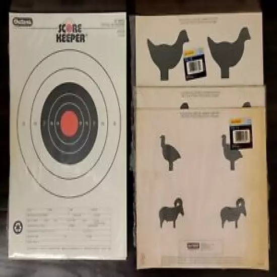 Lot of 84 Targets: Outers ScoreKeeper Pistol 25 Yard 45723 & 50 Ft NRA Pistol