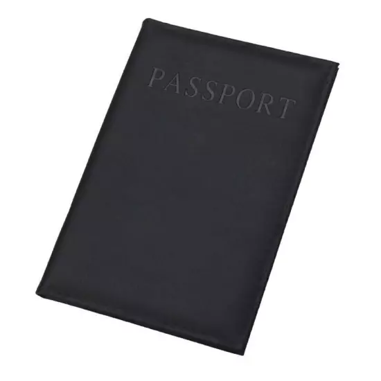 Travel Passport Holder Wallet Holder RFID Blocking Leather Card Case Cover