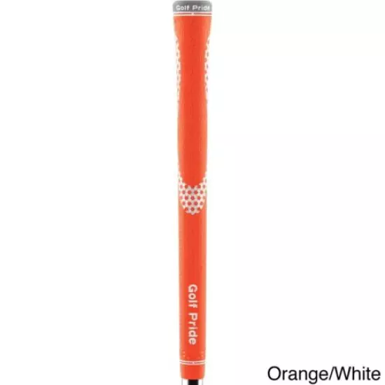 *RARE + NEW (3) GOLF PRIDE NIION (ORANGE/WHITE) MEN'S STANDARD 60 RND GOLF GRIPS