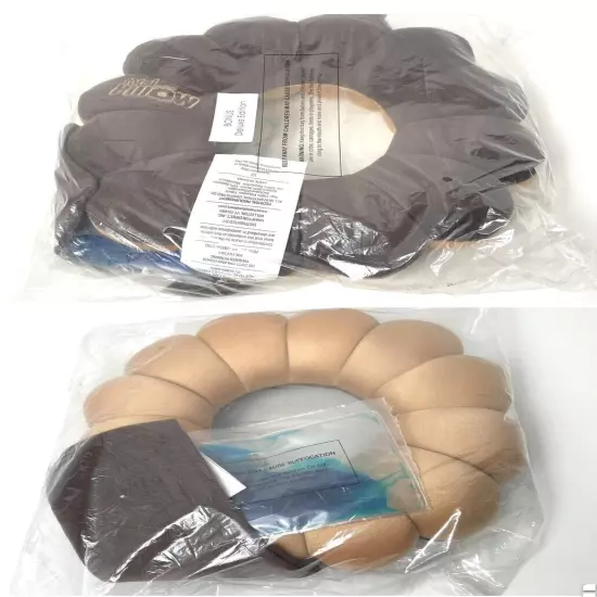 NEW Total Pillow Deluxe Edition Microbead for Neck & Lumbar Support NEW SEALED