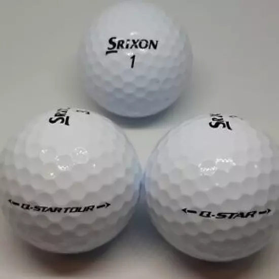 36 AAA Srixon Q Star / QsTour White Used Golf Balls. In 3A CONDITION!!