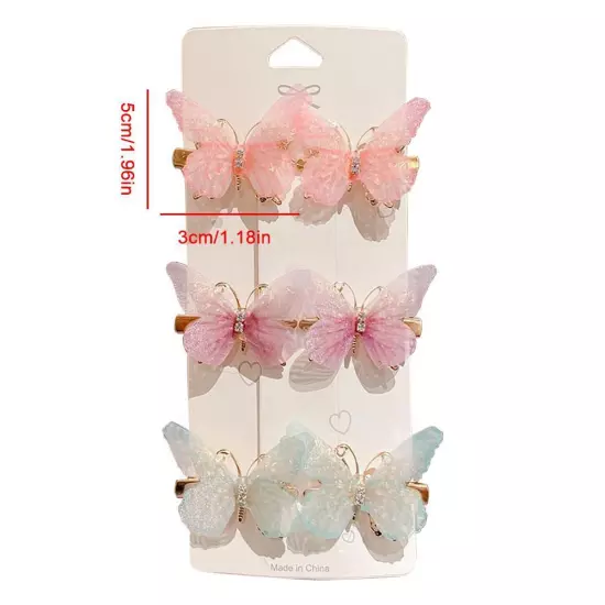 Butterfly Hair Clips Claw Barrettes Mini Jaw Clip Hairpin for Women G Prod