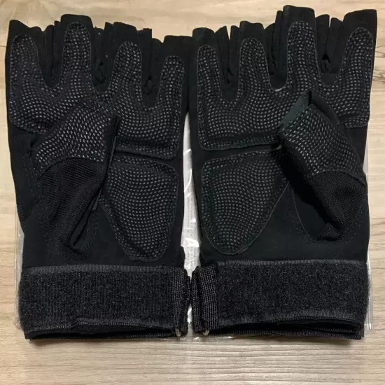 NEW Oakley Factory Pilot Gloves Half Finger Fingerless Hard Knuckles Tactical M