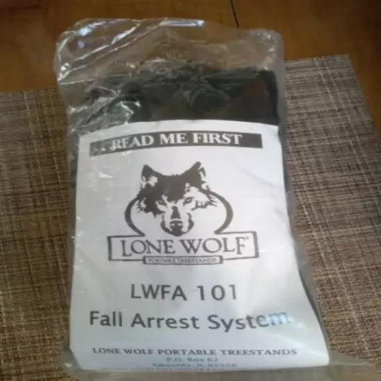 Lone Wolf Portable Treestands - LWFA 101 - Fall Arrest System 