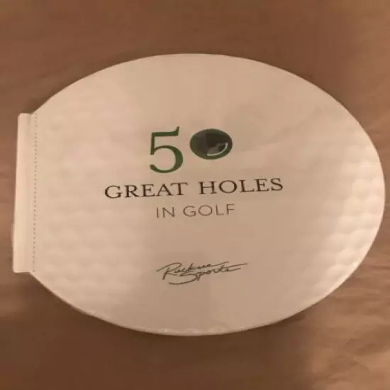 50 Great Holes in Golf Book [Hardcover, 2015] Ruckus Sports - New in plastic