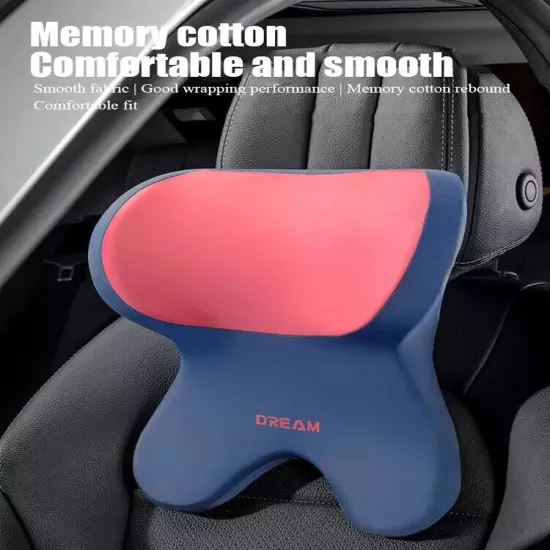 Car Lumbar Support Headrest Neck Pillow Universal Neck Cushion Auto Seat Pillow