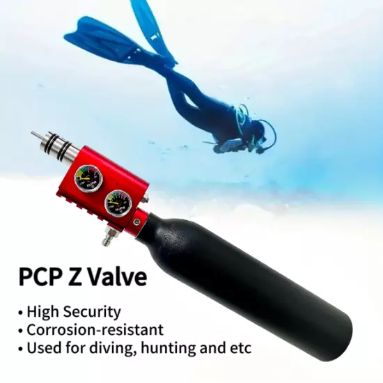 Z-Valve PCP 4500PSI Adjustable Regulating Pressure Regulator CO2 Compressed Air