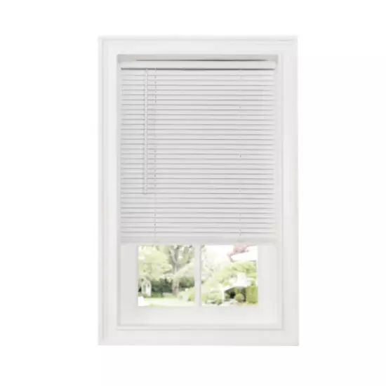 CORDLESS WINDOW MINI VINYL BLIND 1" PRIVACY SHADE BLINDS Darkening - MULTI SIZES